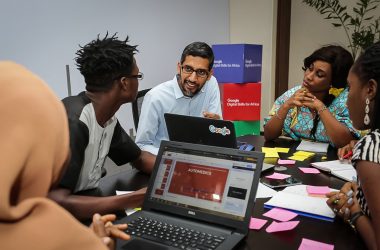 Selfies with sundar pichai in Nigeria
