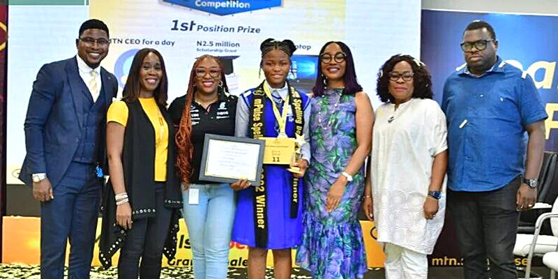 14 year-old girl wins the 2022 MTN Spelling Bee, becomes CEO for a day