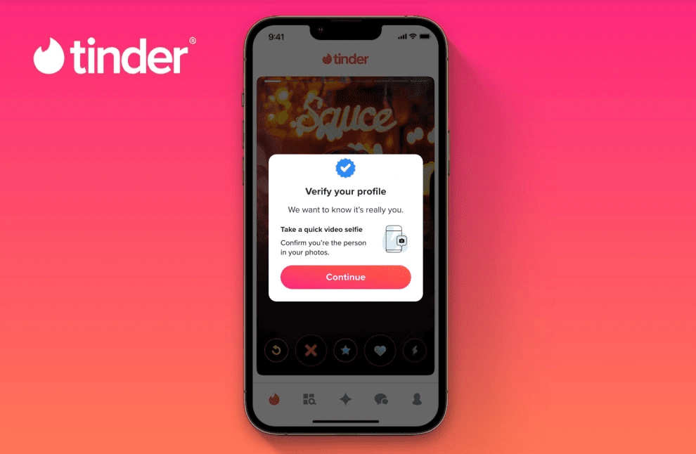 Tinder introduces AI to verification process