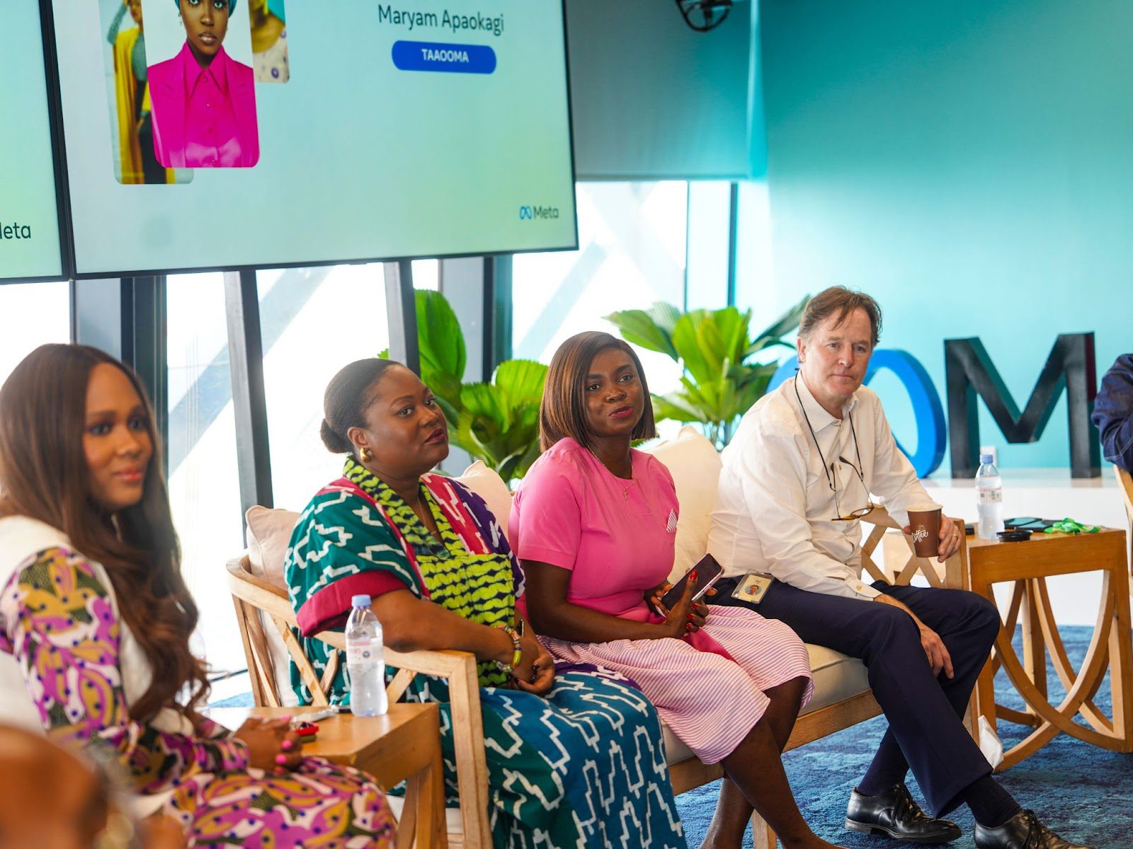 Meta’s President of Global Affairs, Nick Clegg, meets with young innovators in Lagos 