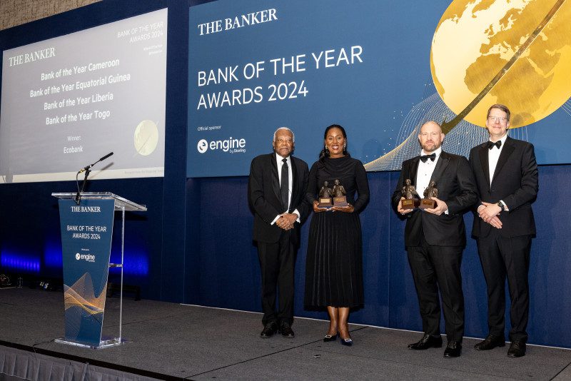 Ecobank wins 2024 Bank of the Year in Equatorial Guinea, Cameroon, Liberia and Togo