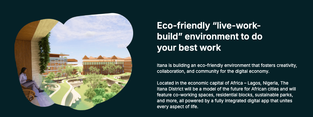 Tech innovations: Itana City