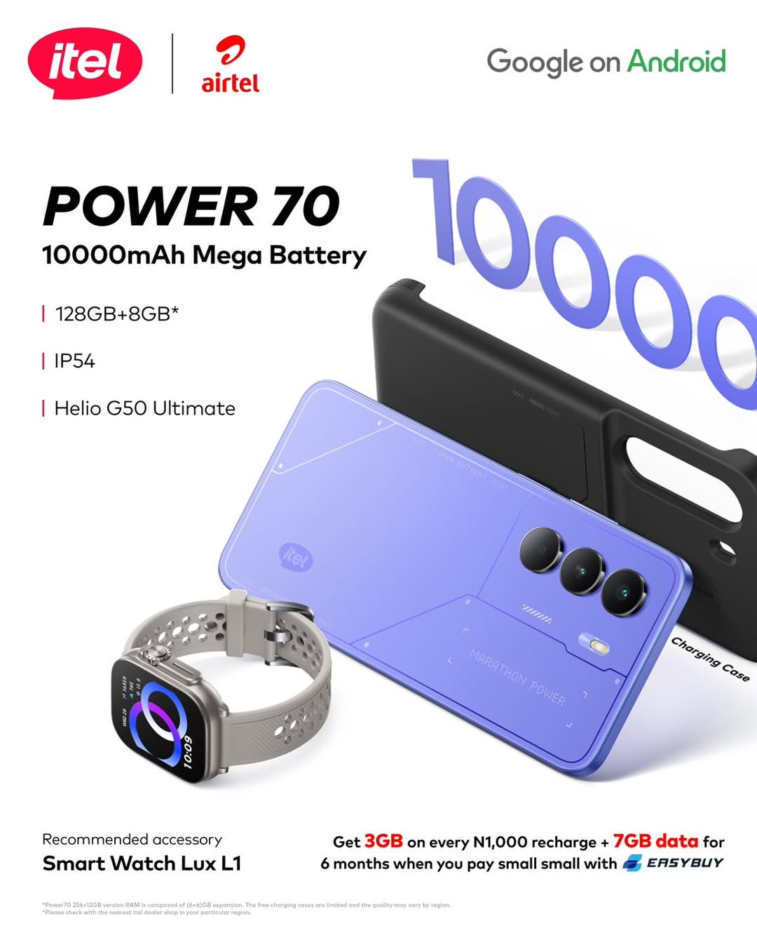 Industry’s First 10,000mAh Smartphone: See Why Nigerians are Rushing to Buy the itel Power70