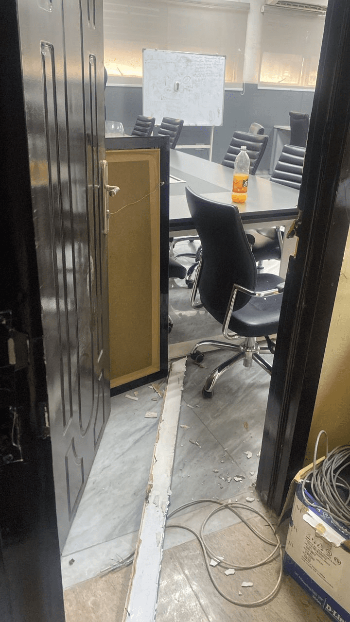 Angry Air Force personnel storm Ikeja Electric, allegedly beat up staff