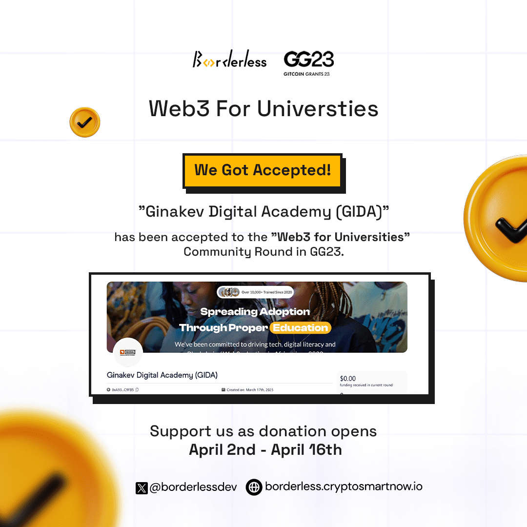 Inside GIDA’s ChainUp Roadshow, Cairo Bootcamp, and Gitcoin Success