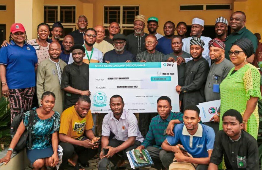 OPay awards N6 million to Benue State University as part of N1.2 billion 10-year scholarship