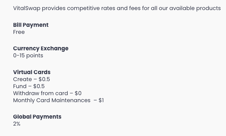 Akinsola Jegede's VitalSwap rates
