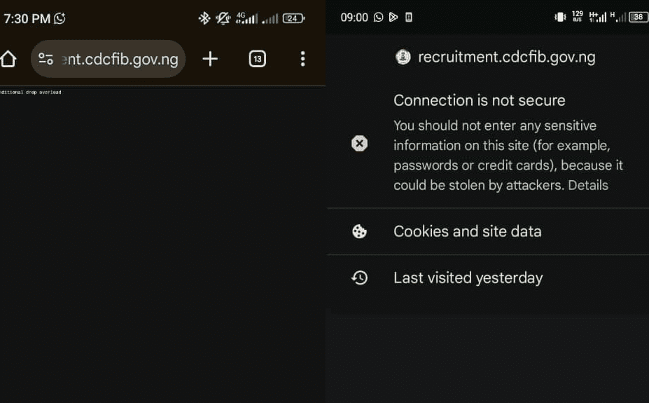 CDCFIB Recruitment Portal