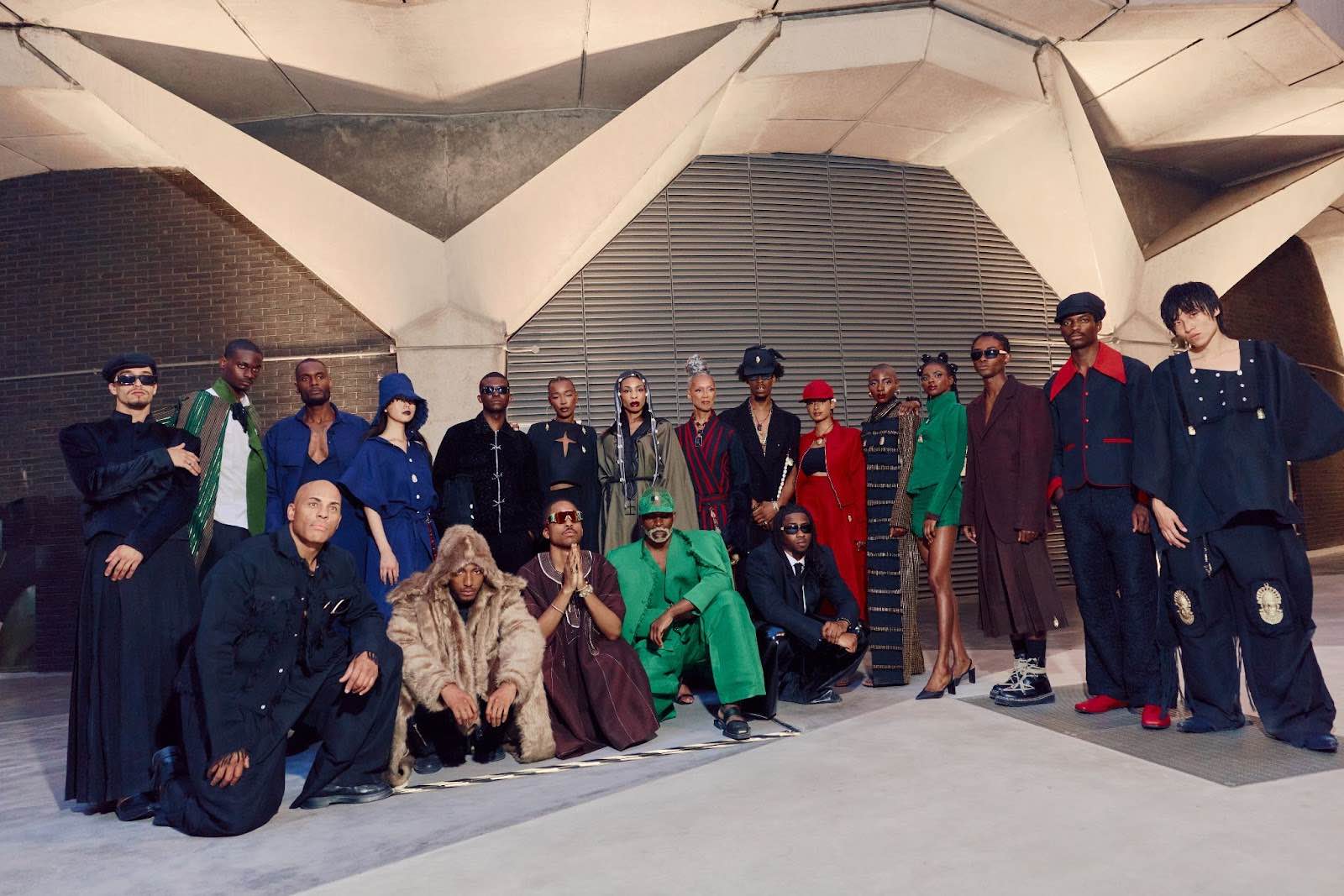 Exclusive pictures from the 1st-ever AI-powered fashion collection at Africa Fashion Week London