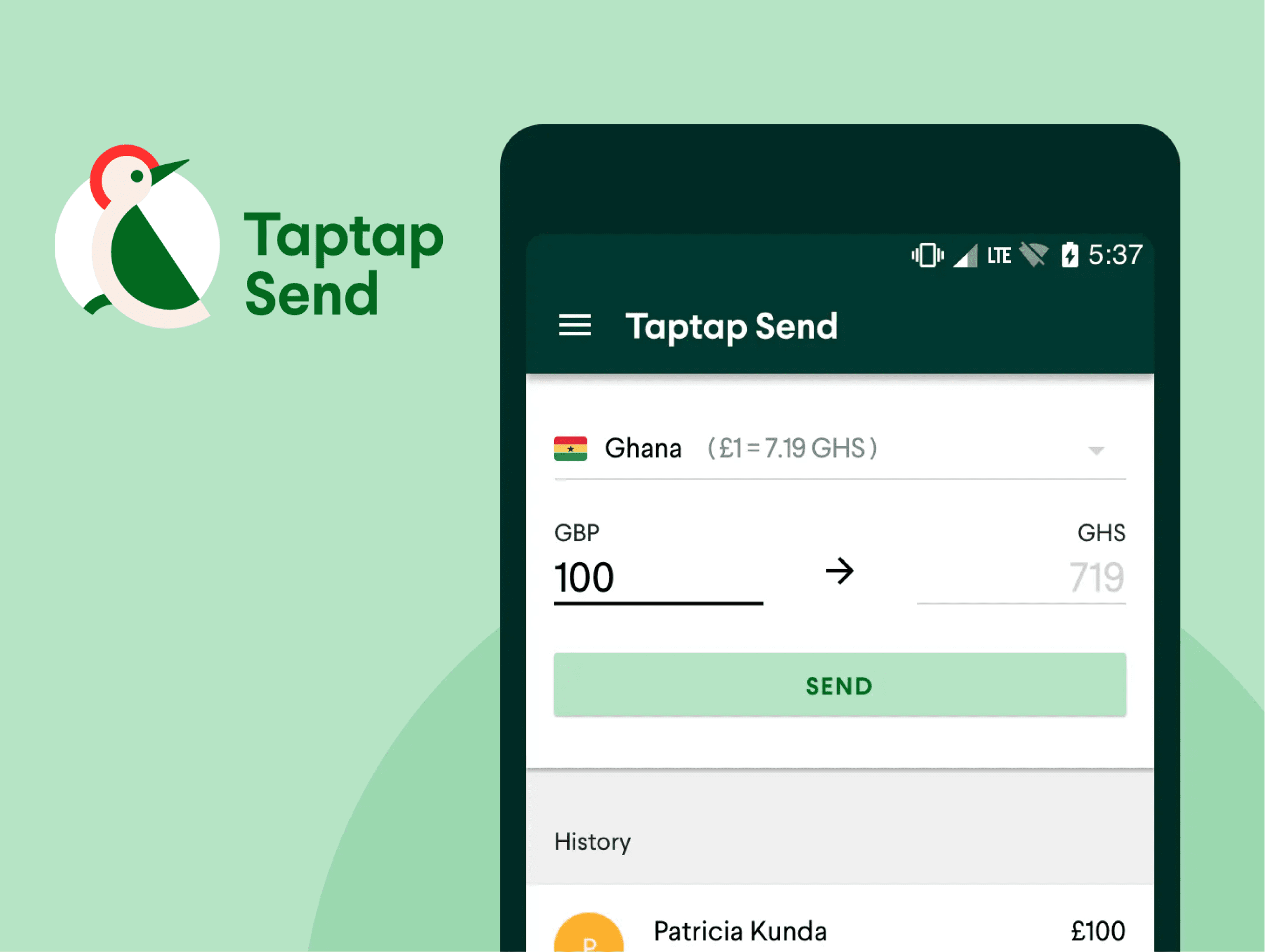 Tap Tap send n