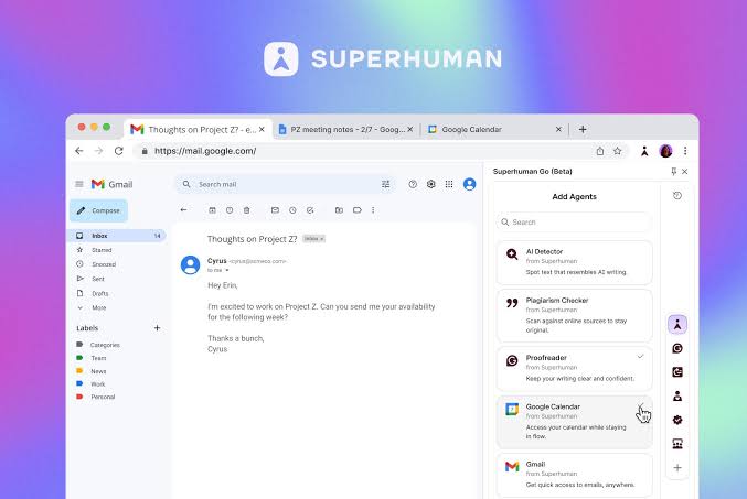 Grammarly rebrands as Superhuman