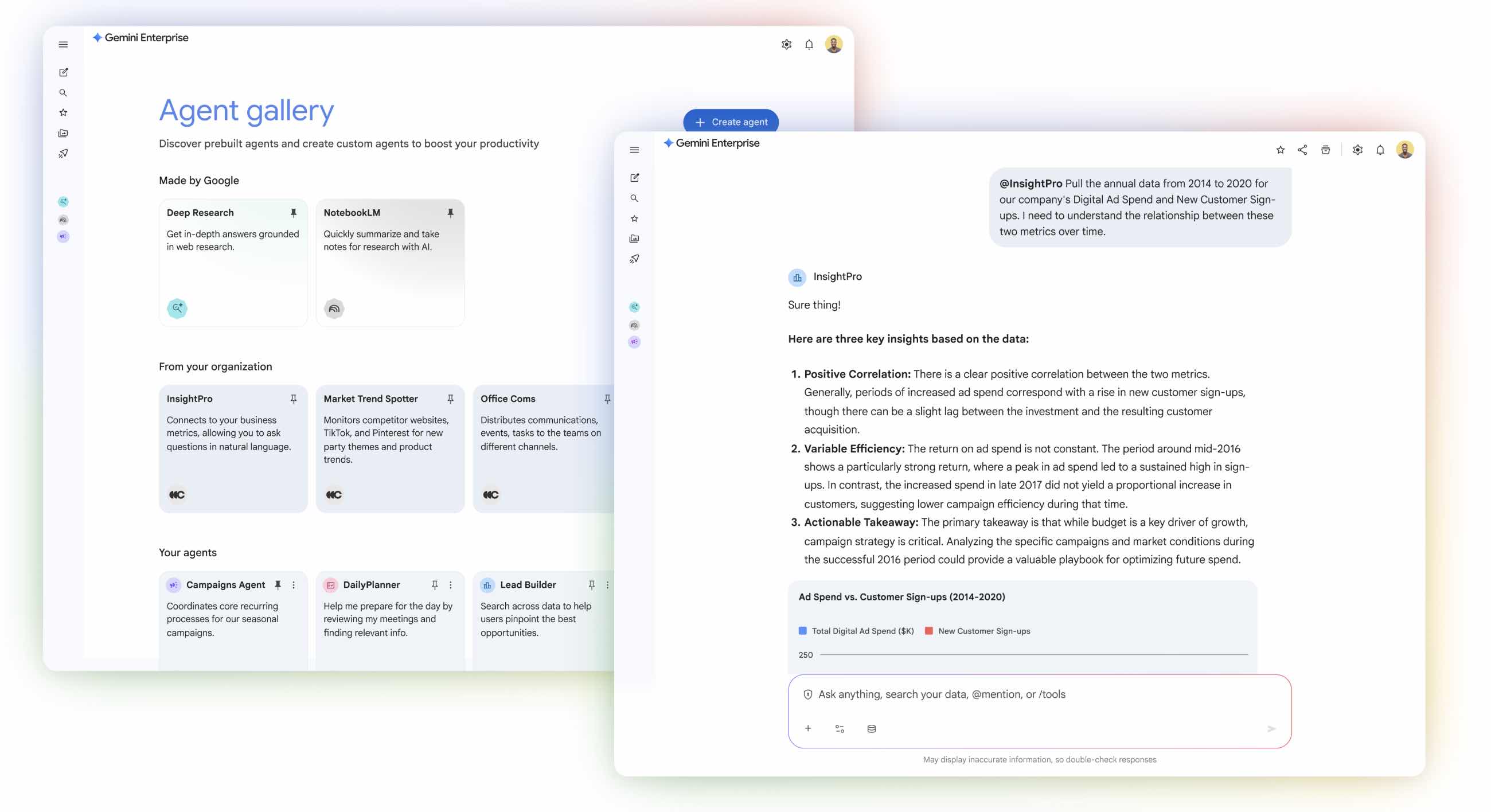 Google launches Gemini Enterprise AI to compete for a share of corporate users