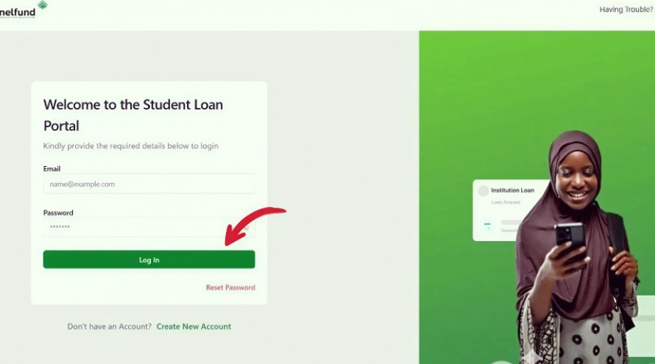 Nelfund application portal