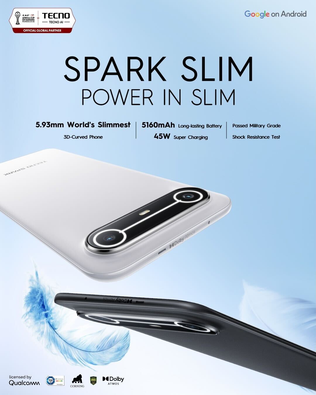 Meet the All-New TECNO Spark Slim- Sleek Design, Sharp Mind