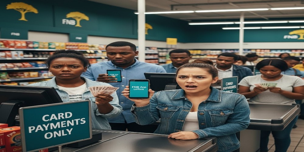 FNB Customers in a retail store