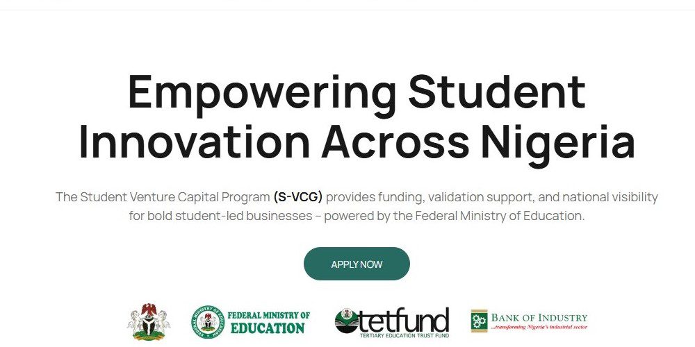 Complete guide to applying for the FG’s N50 million student venture capital grant