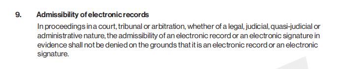 Screenshot from the National Digital Economy and E-Governance Bill, 2025