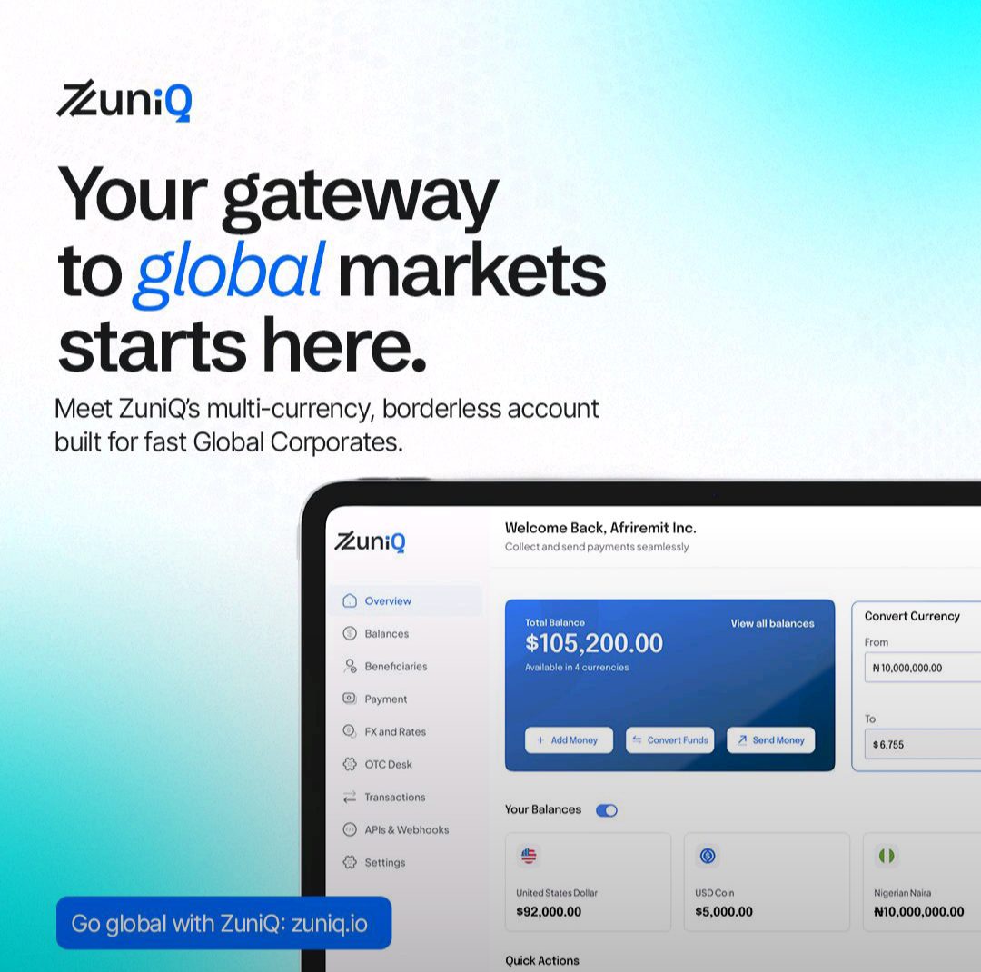 In conversation with Joshua Nwogodo on how ZuniQ is rebuilding cross-border payments for the overlooked mid-sized businesses powering emerging market trade