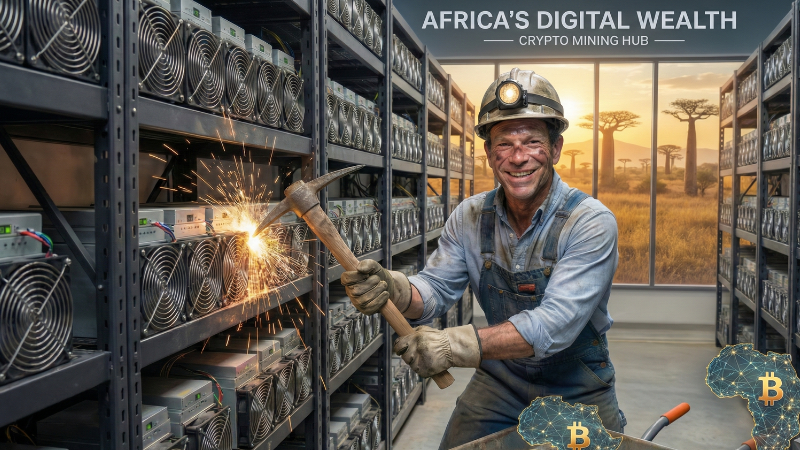 Africa is missing out on a key pillar of the global digital economy – crypto mining