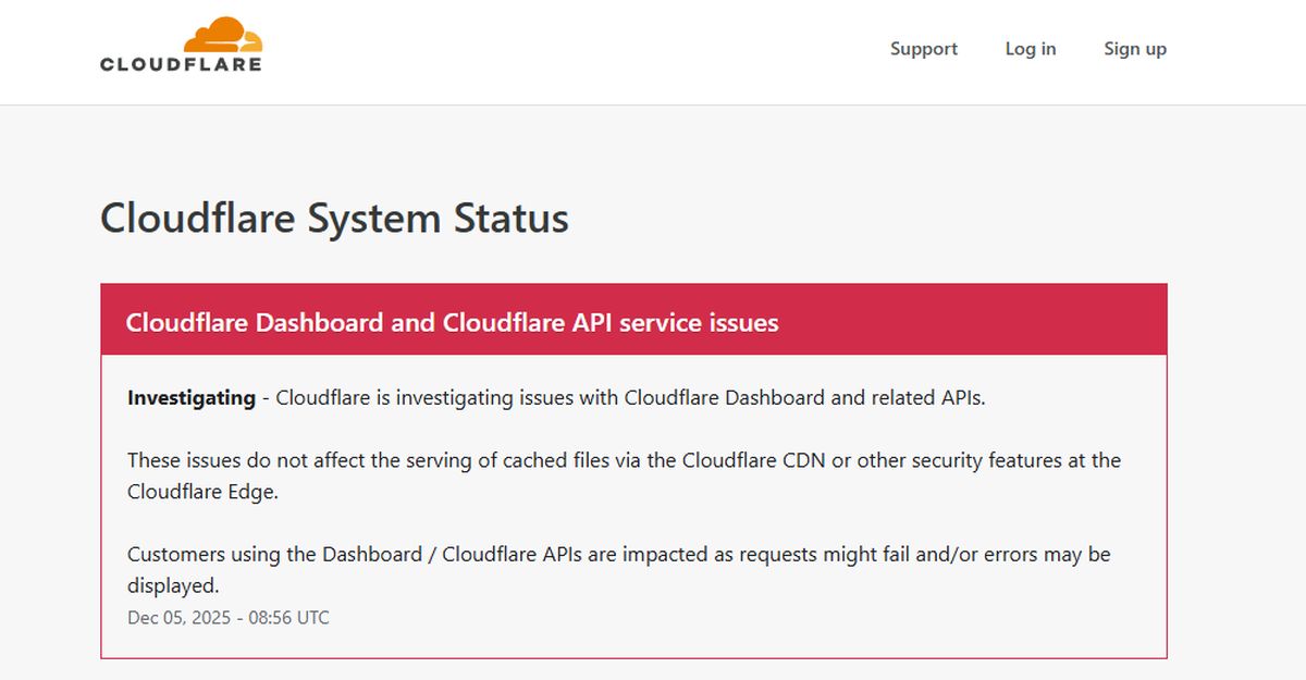 cloudflare is down