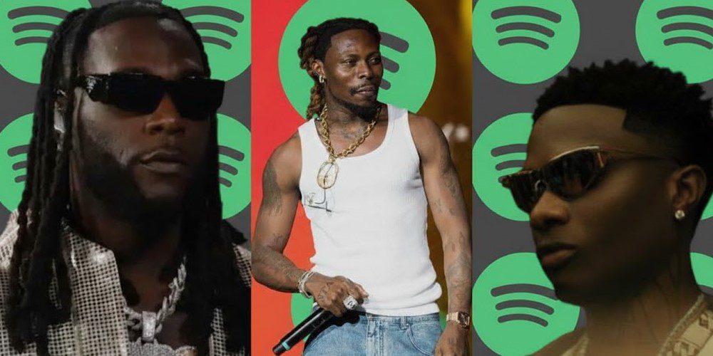Asake, Wizkid, Burna Boy among most-streamed Artists as Spotify celebrates 5 years in Nigeria, others