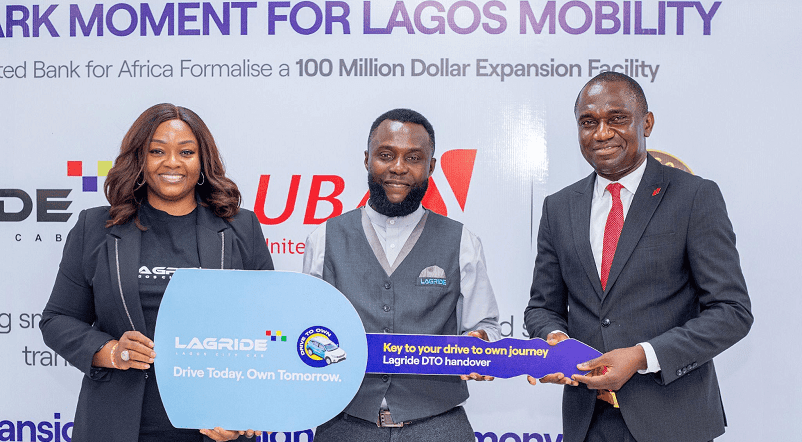 Lagride and UBA hand keys to first batch of drive-to-own beneficiaries