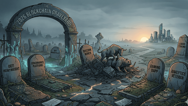 20+ crypto projects dead in Q1: Inside the 2026 blockchain graveyard