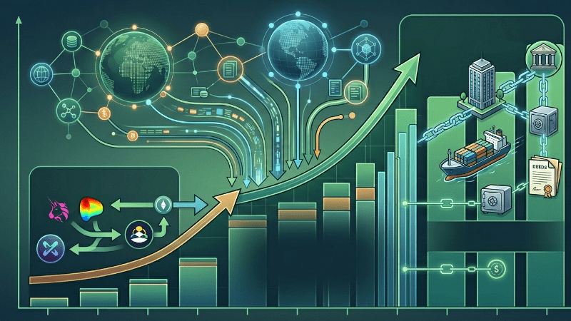 DeFi set to hit $1.4 trillion by 2033 as Real-World Assets overtake DEXs in TVL for the first time