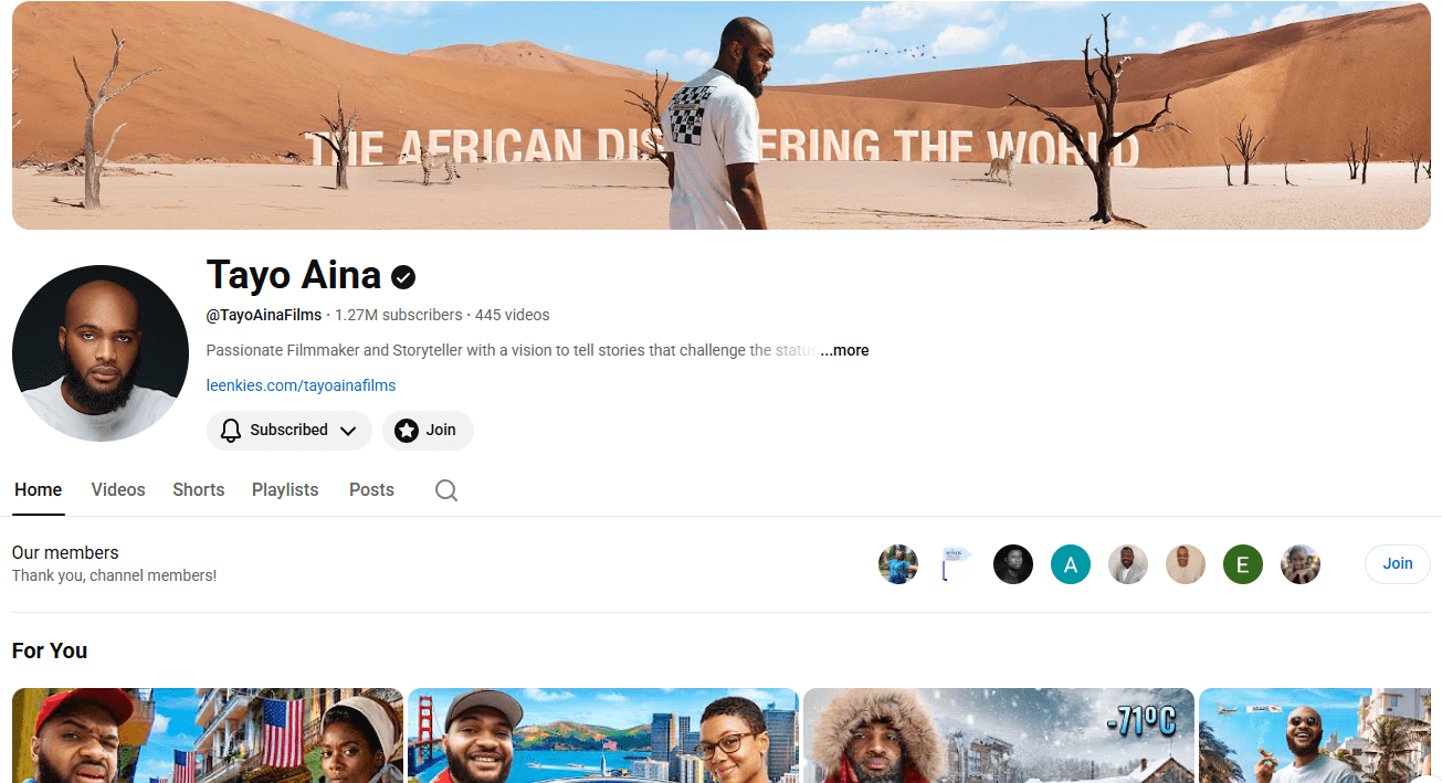 Tayo Aina waited 8 years to make real money from YouTube. Now he's building the tool he wishes existed when he started