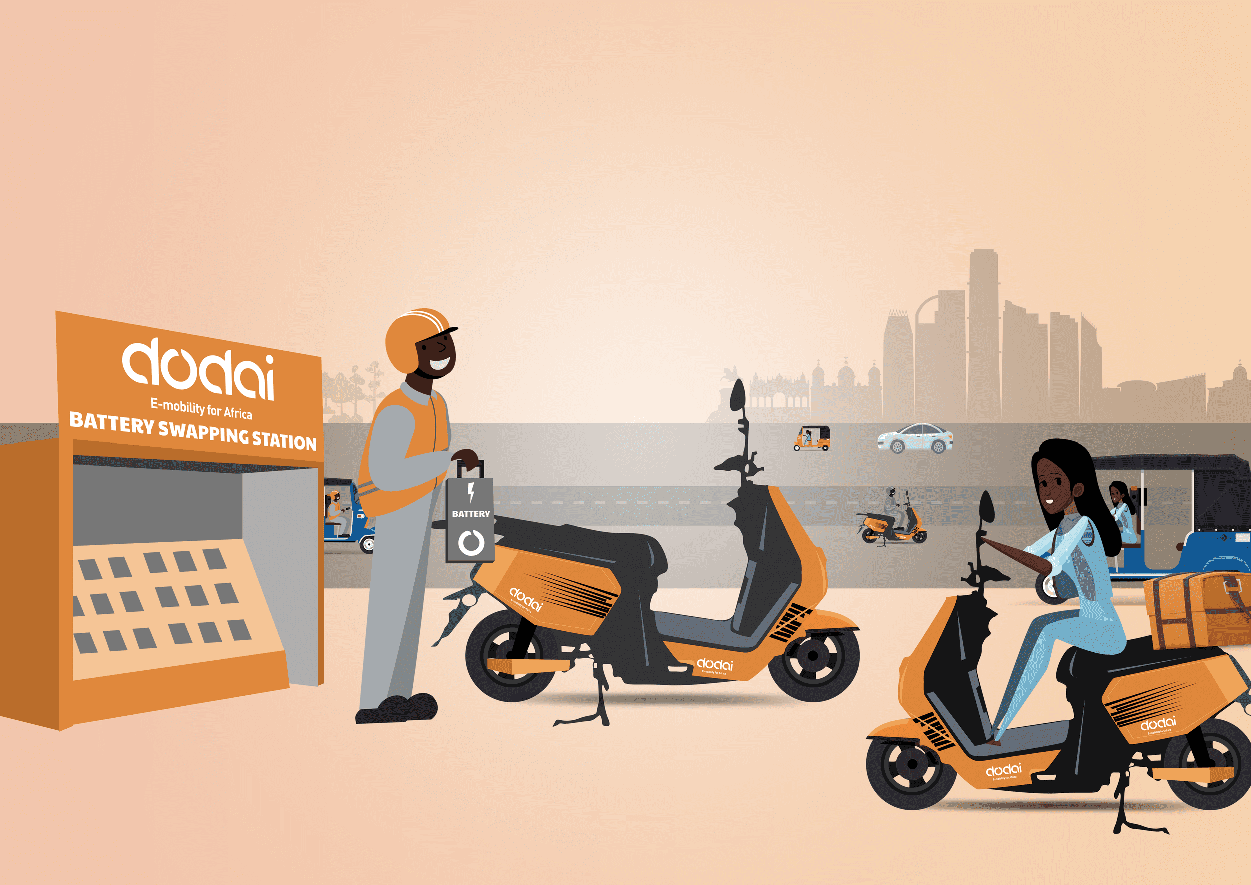 Dodai secures $13m Series A to scale electric bike battery-swapping network in Ethiopia