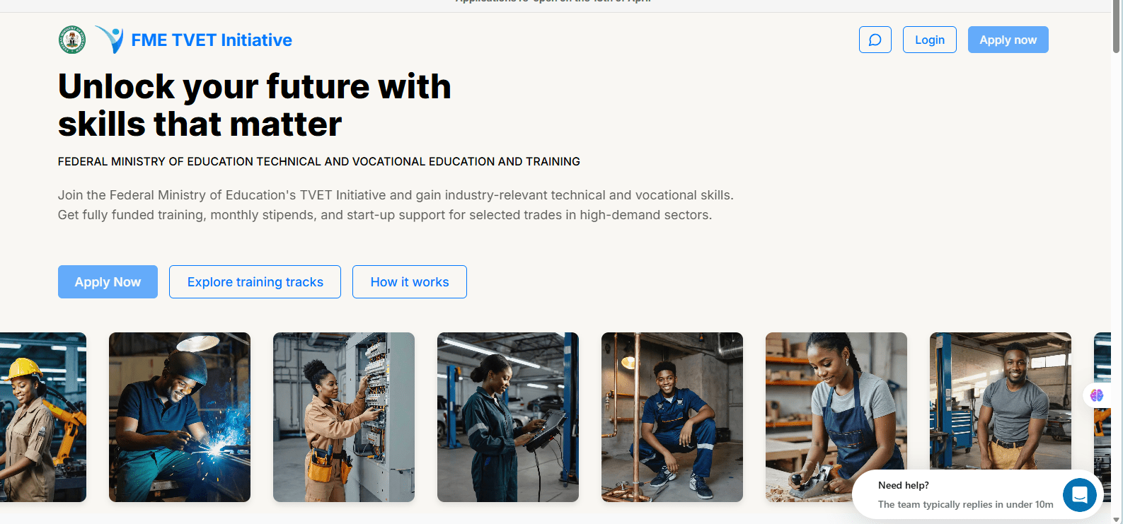 Federal Government opens TVET cohort 2 applications, here's how to apply