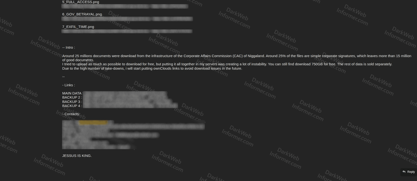 BytetoBreach data breach: Sterling Bank, Remita, CAC