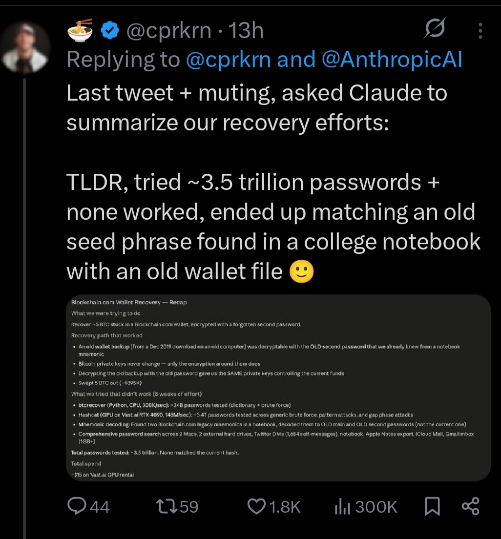 No, Claude AI didn’t hack Bitcoin: The whole truth behind the viral crypto wallet recovery