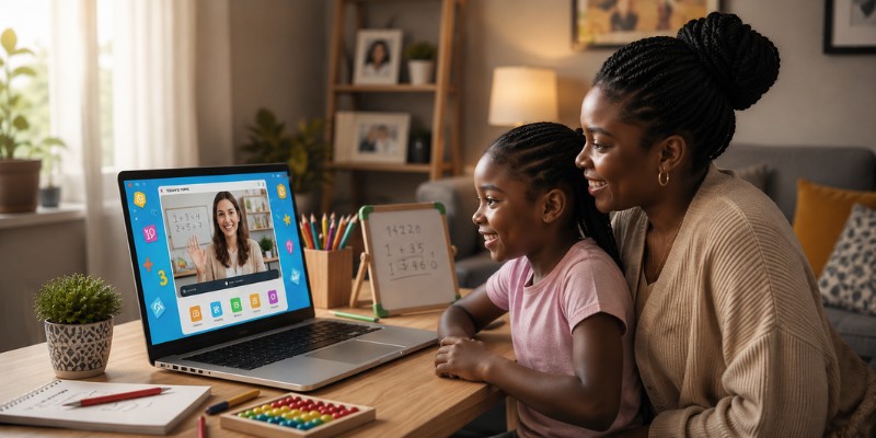 children learning
