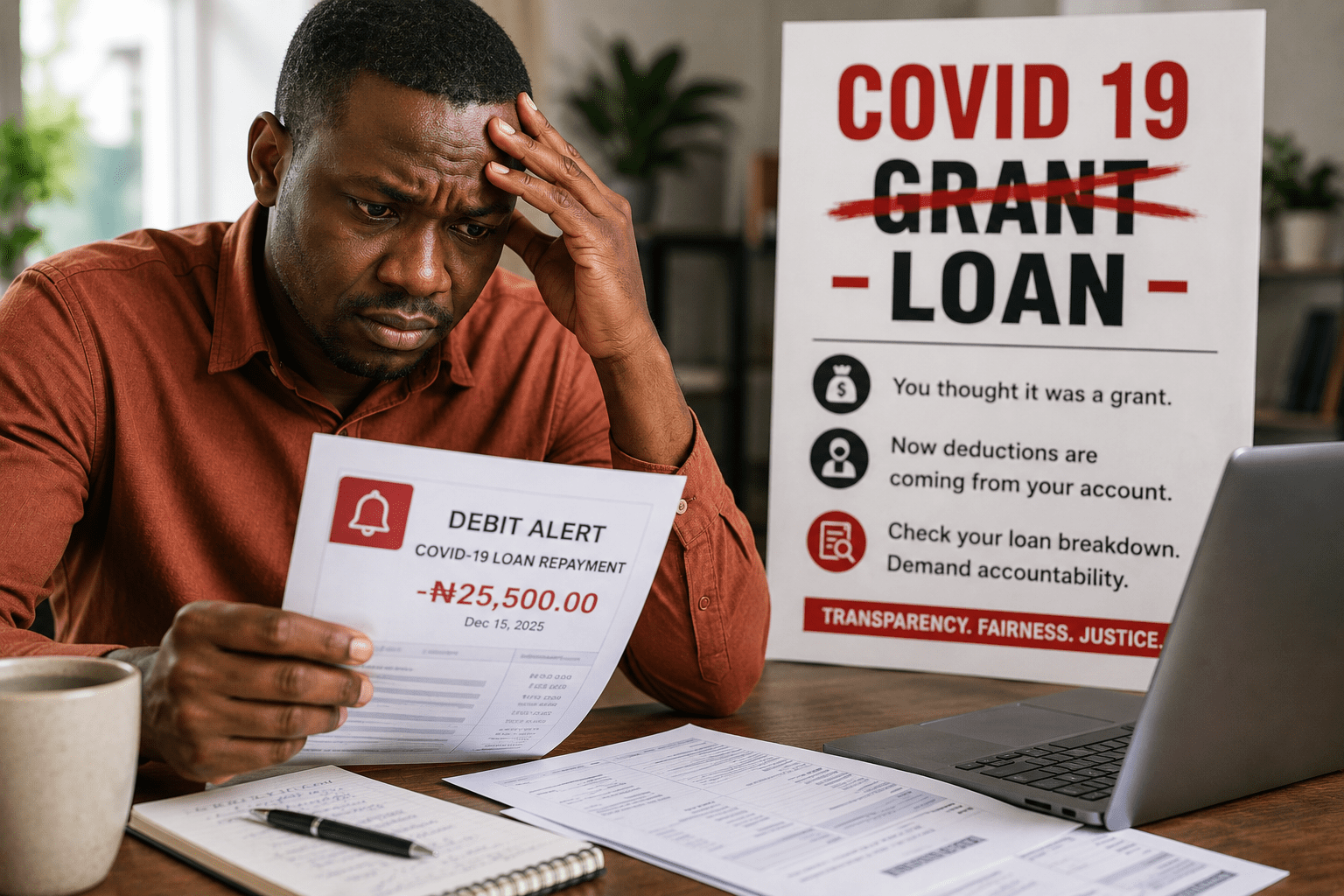 COVID-19 relief loans, Nigerians question rising deductions