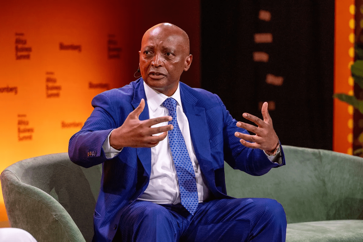 Patrice MotsepePhotographer: Leon Sadiki/Bloomberg