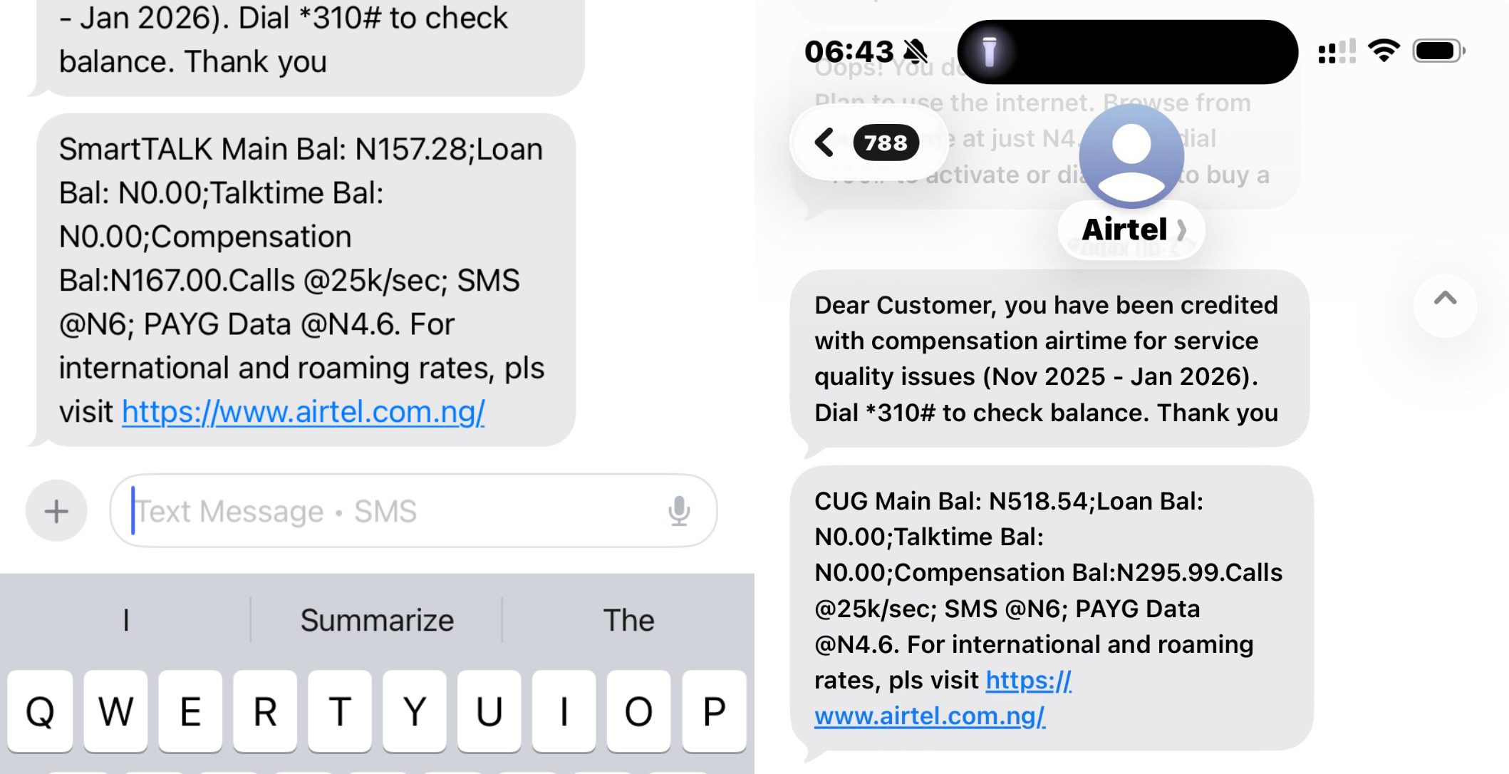 Airtel rolls out airtime to customers affected by poor network between Nov and Jan 2026