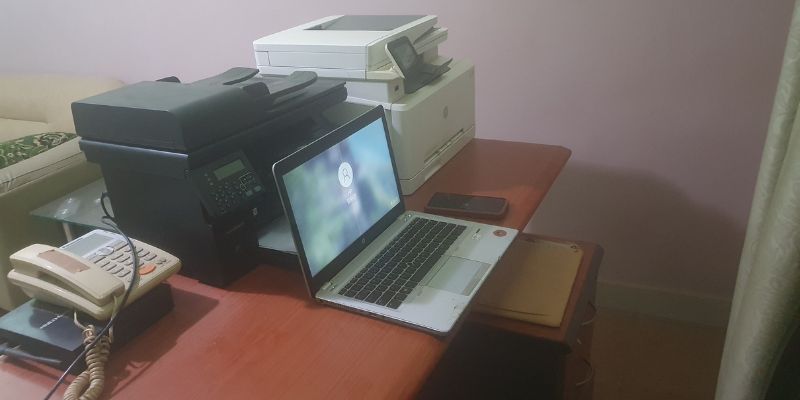 Tech gadget setup