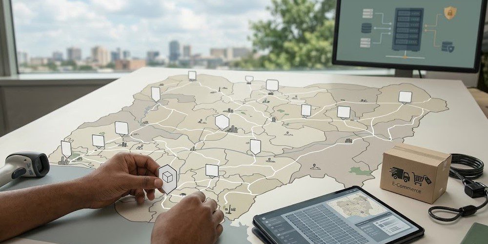 Digital postcode: E-commerce and security