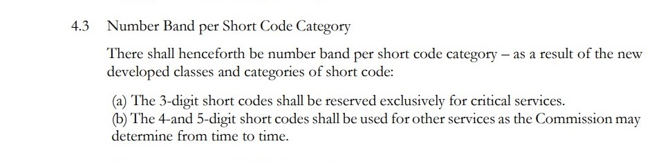 NCC Guidelines on shortcode
