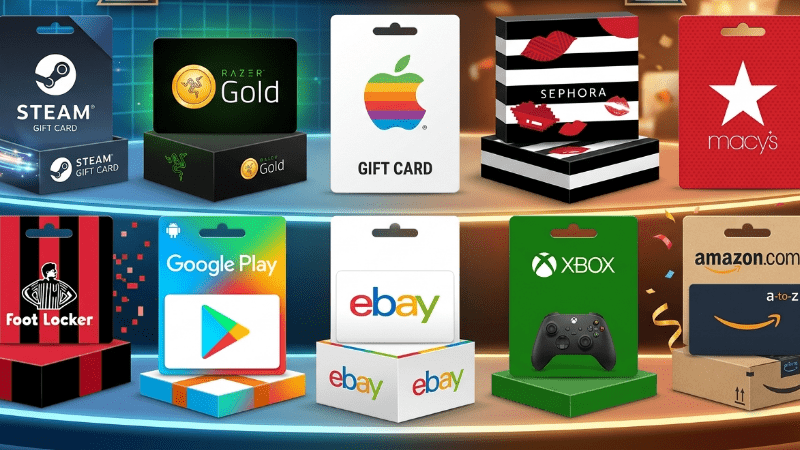 Here are the top 10 gift cards with the highest rates in Nigeria (2026