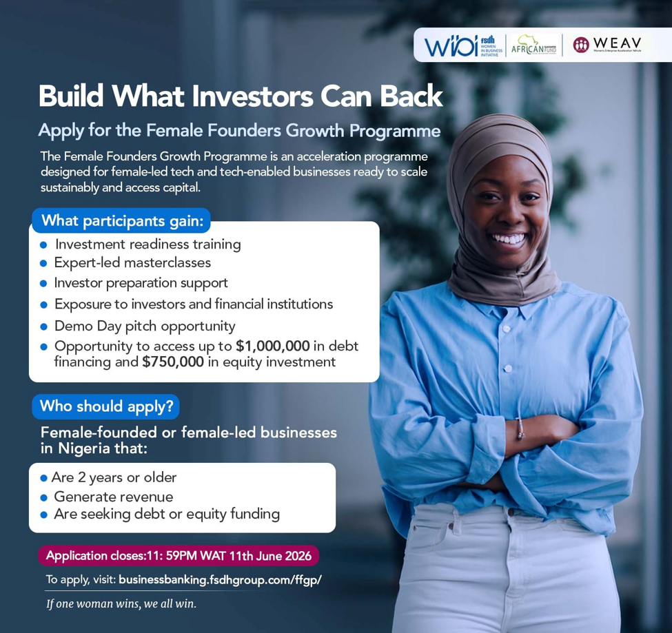 FSDH Partners with Africa Guarantee Fund and WEAV Capital to Equip Female Founders