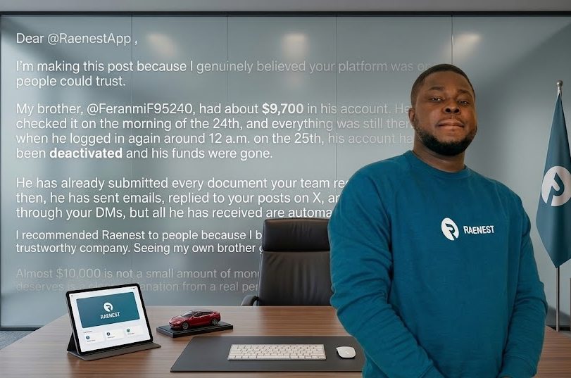 Raenest CEO, Victor Alade,