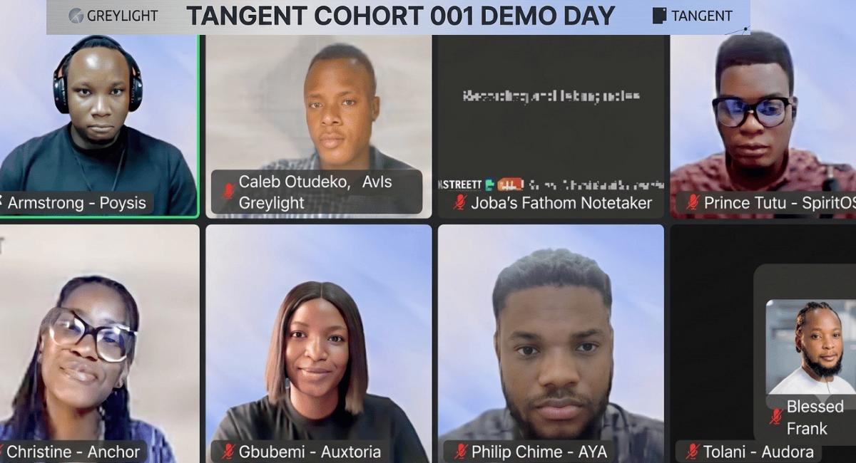 Tangent Cohort 001 Demo Day: Inside Lagos-based Greylight VC betting on faith-driven founders