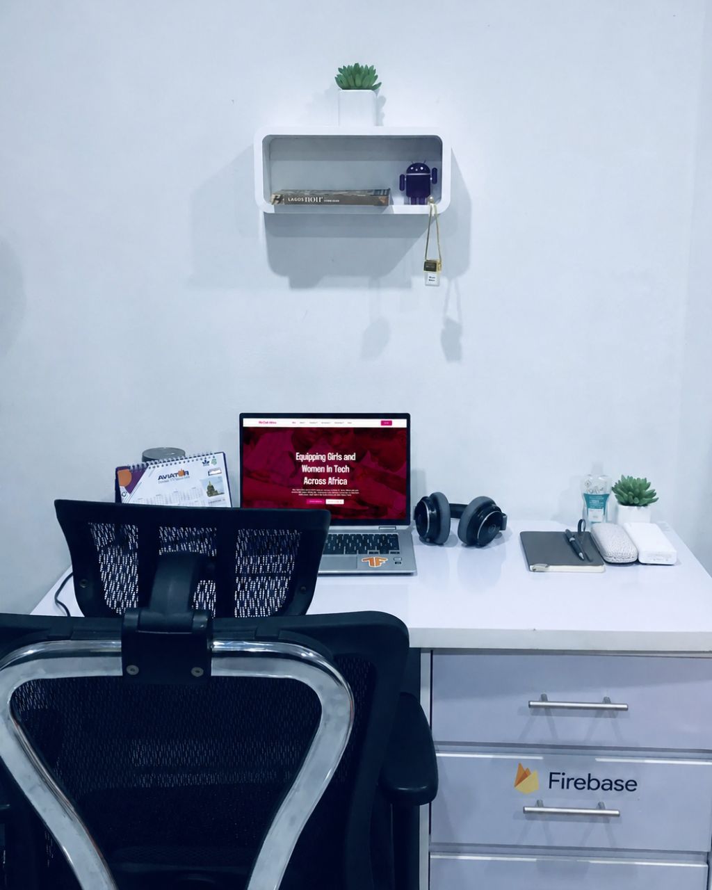 tech gadget setup
