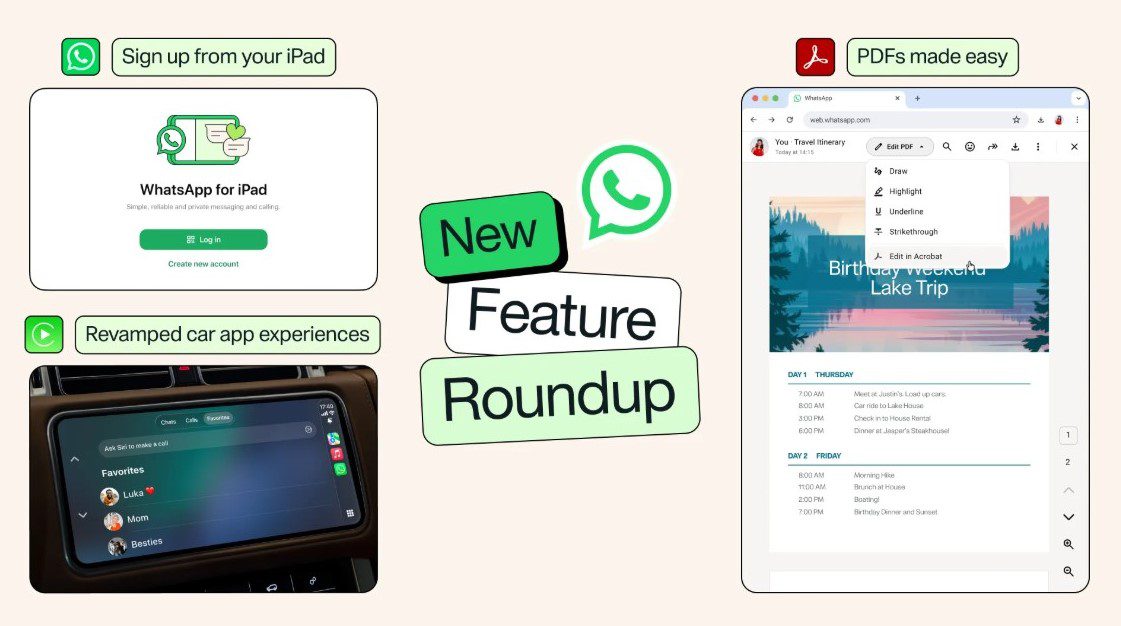 New updates on WhatsApp