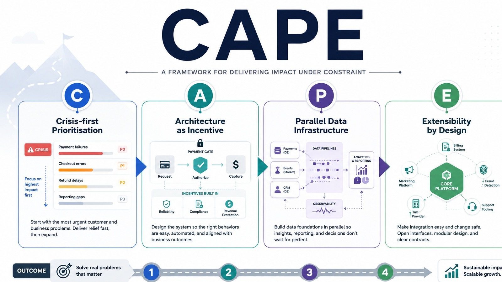 The CAPE Model: Constraint Led Product Delivery