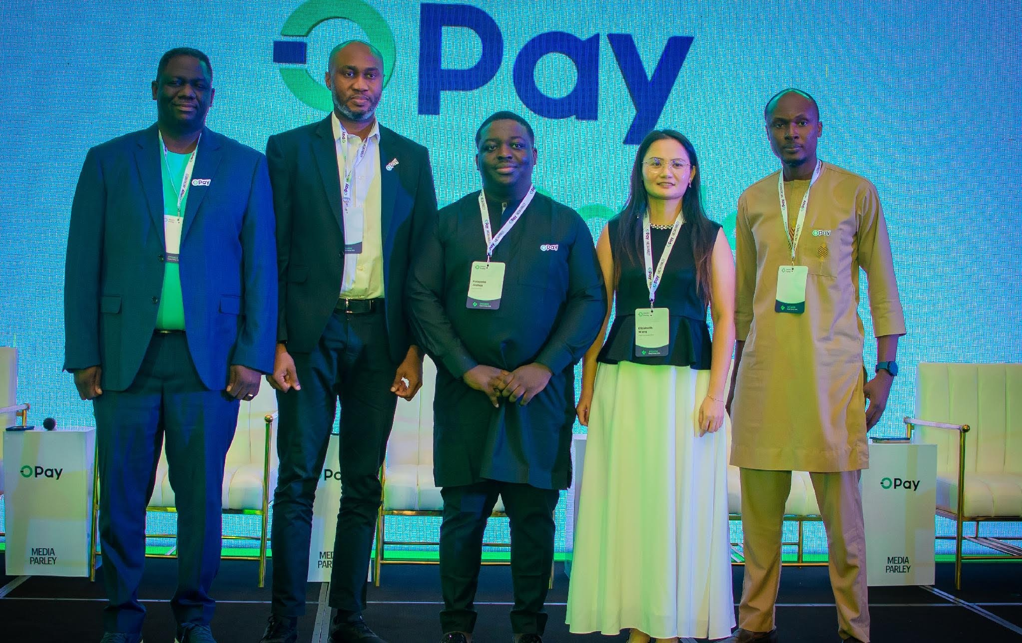 L-R: Dotun Adekunle, Chief Operating Officer and Chief Technology Officer, OPay; Chukwudinma Okafor, Chief Compliance Officer, OPay; Joshua Folayemi, PR Lead, OPay; Elizabeth Wang, Chief Commercial Officer, OPay; and Bayode Bajeh, Customer Service Manager, OPay, at the OPay Media Parley held in Lagos.
