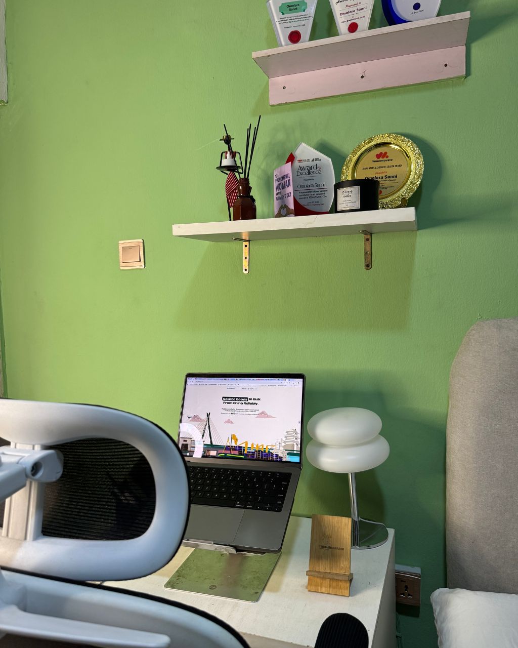 tech gadget setup