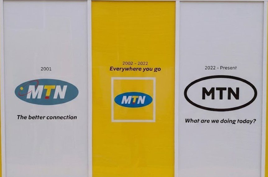 MTN logo transitions
